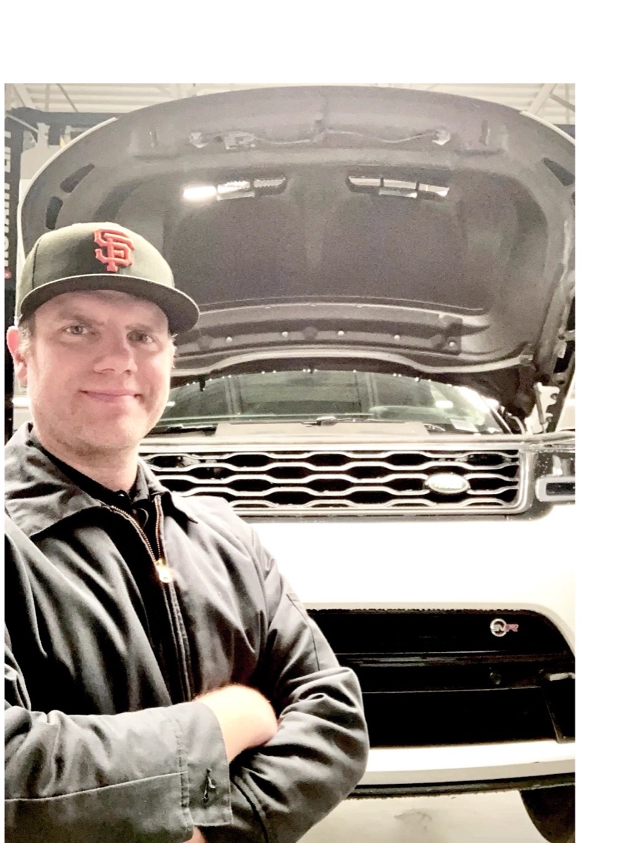 James Ryan Becker, master technician and owner of British Auto Repair
