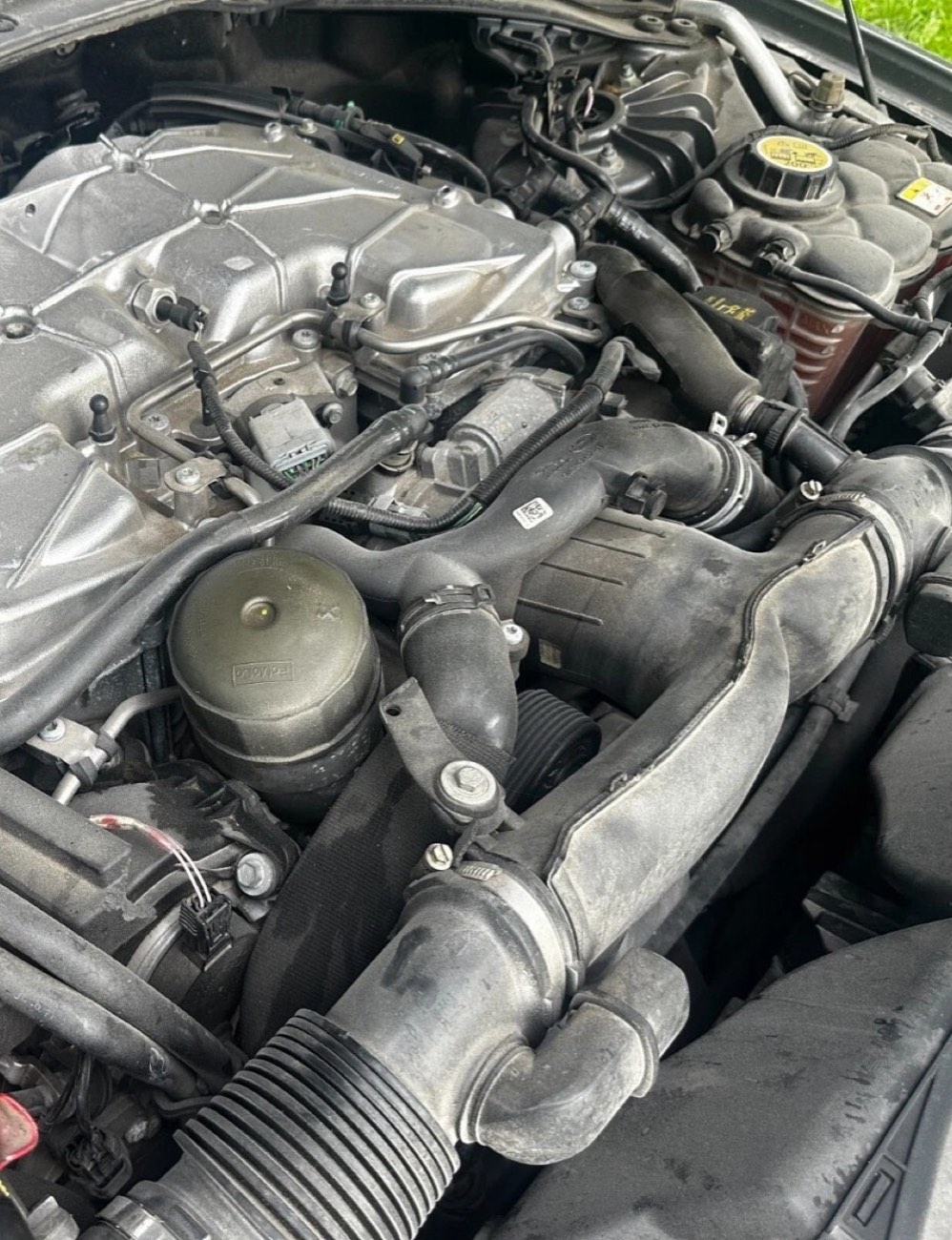 Jaguar Land Rover engine bay